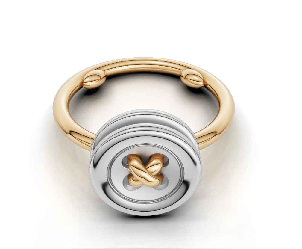 Bague Bouton 8mm