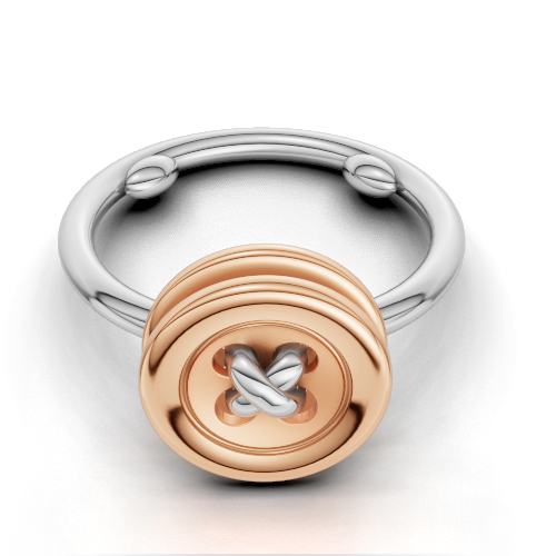 Bague Bouton 8mm