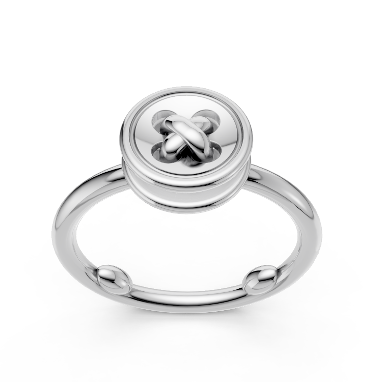 Bague Bouton 8mm