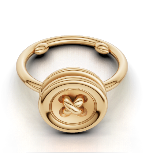 Bague Bouton 8mm