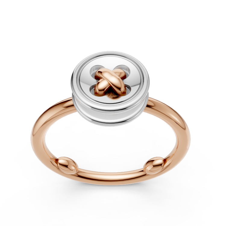 Bague Bouton 8mm