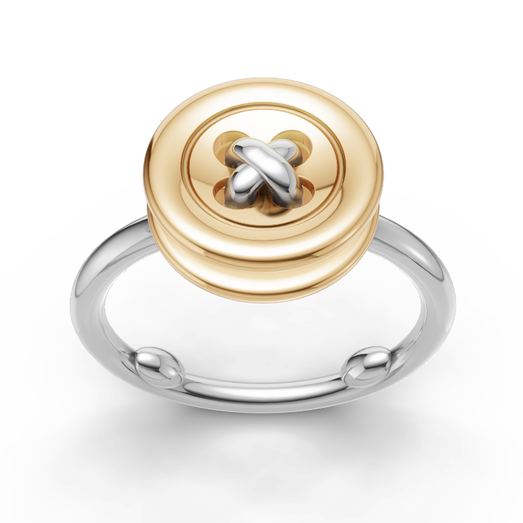 Bague Bouton 8mm