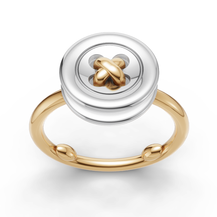 Bague Bouton 8mm