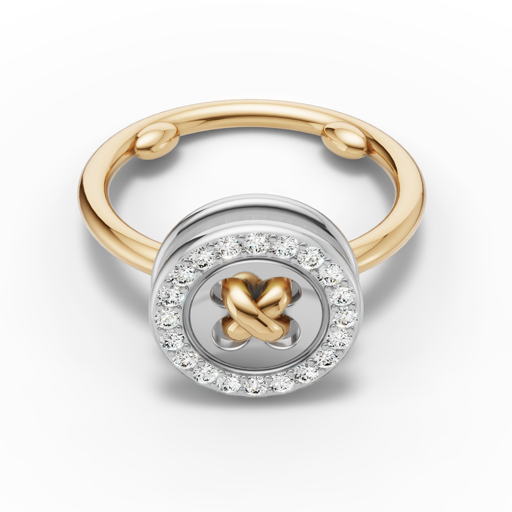Bague Bouton 8mm