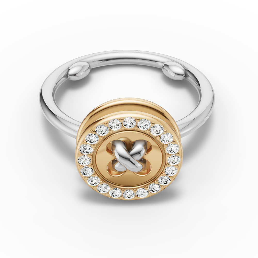 Bague Bouton 8mm
