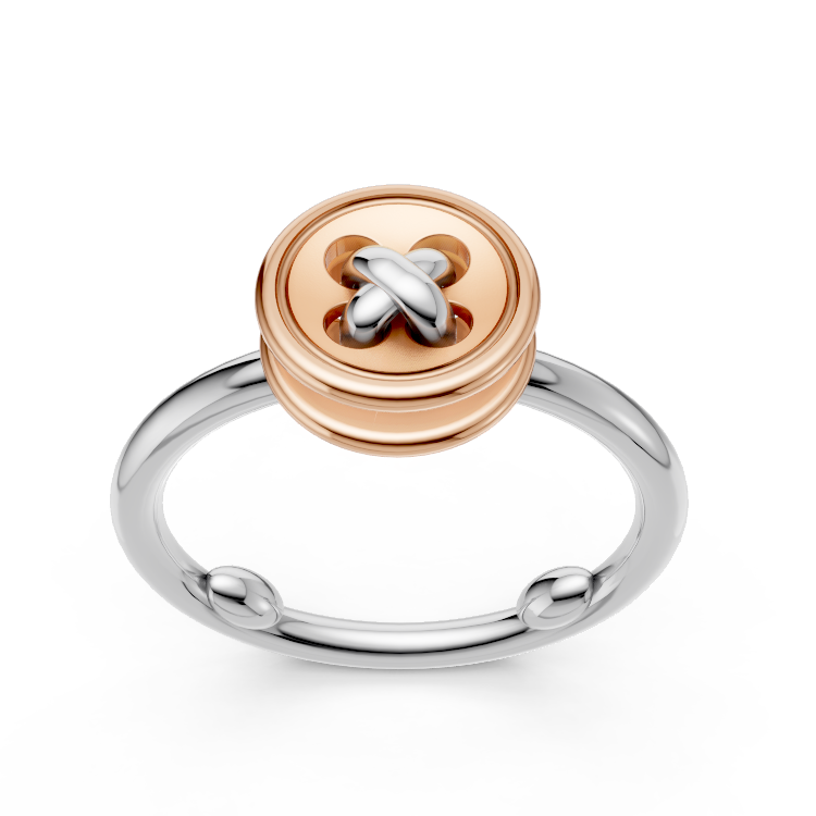 Bague Bouton 8mm