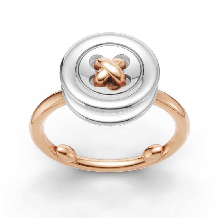 Bague Bouton 8mm