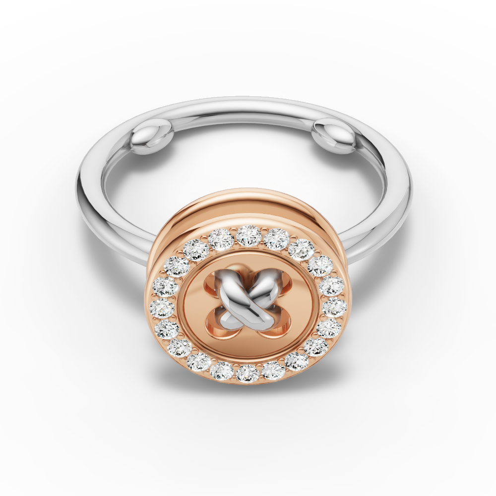 Bague Bouton 8mm