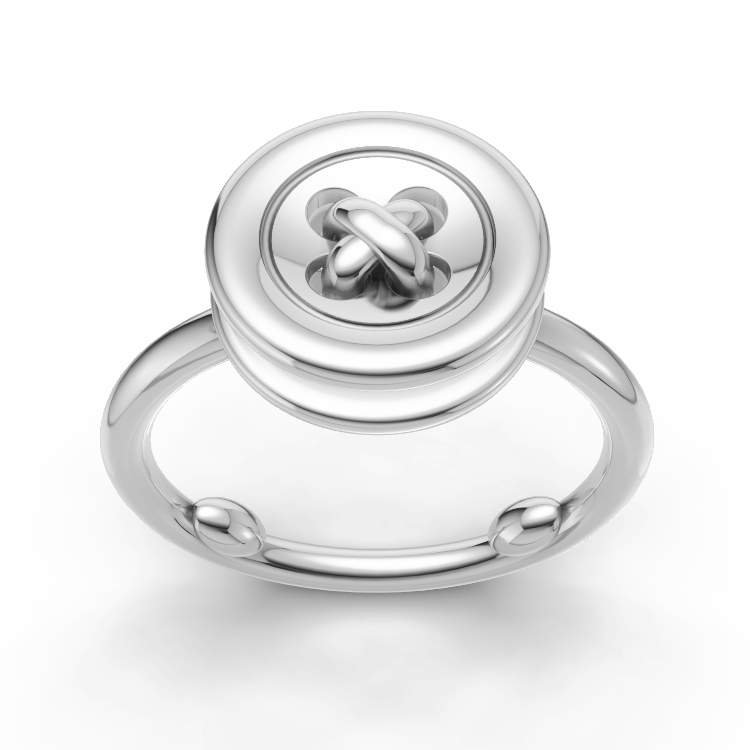 Bague Bouton 8mm