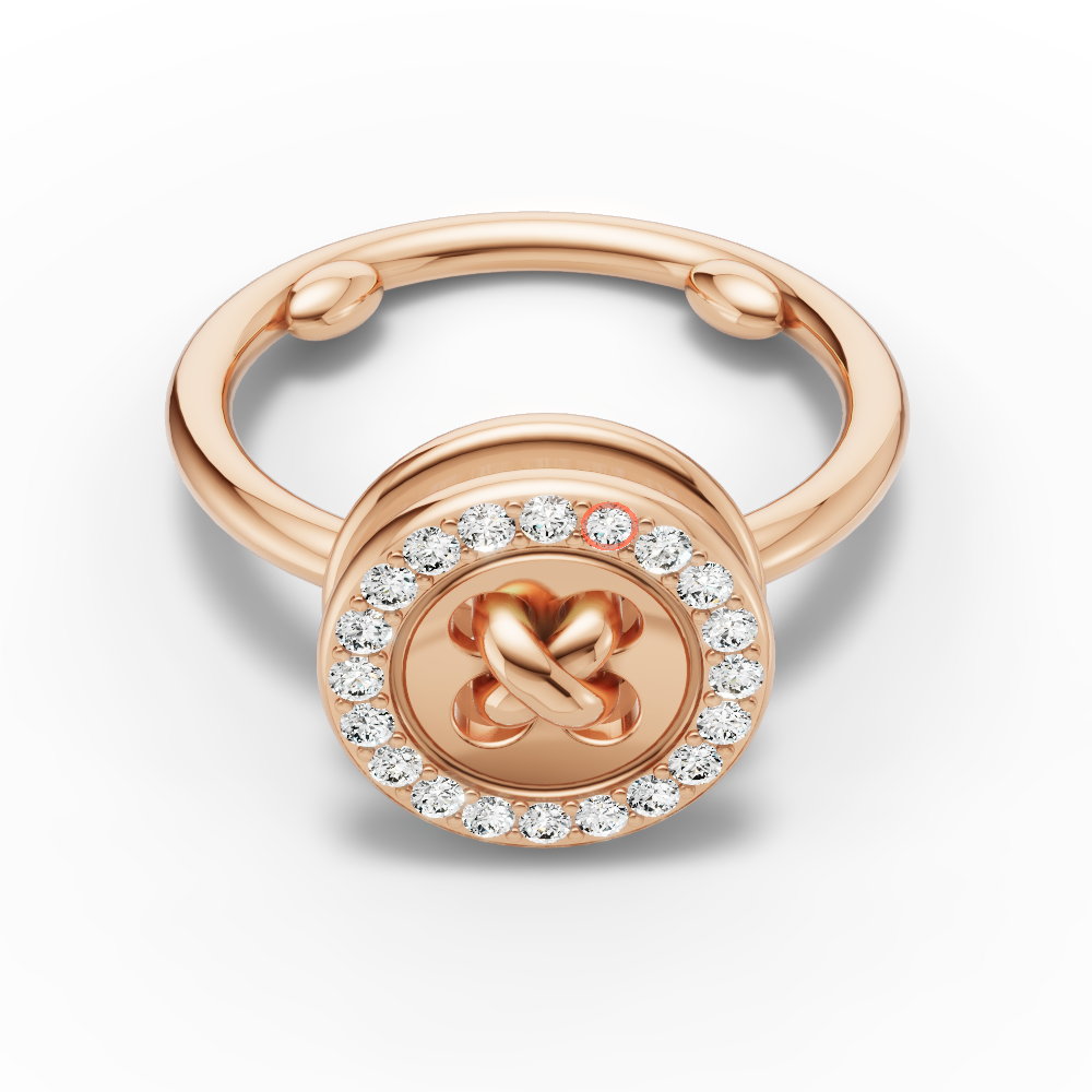 Bague Bouton 8mm