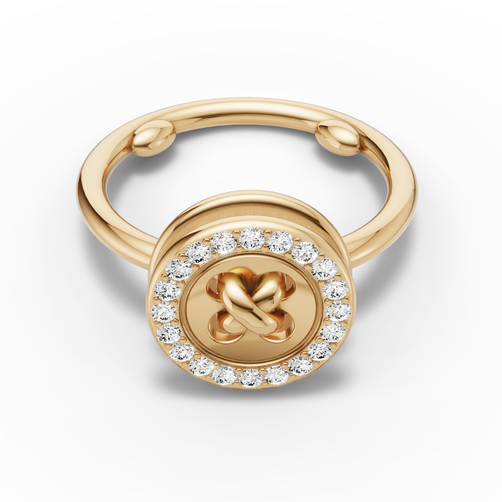 Bague Bouton 8mm