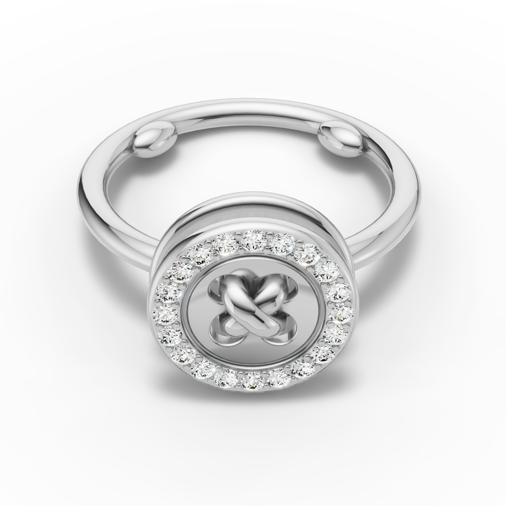Bague Bouton 8mm